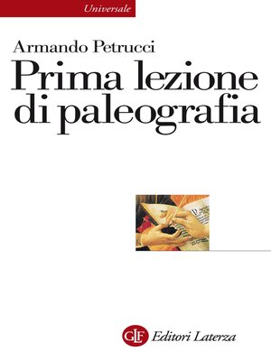 cover image of Prima lezione di paleografia